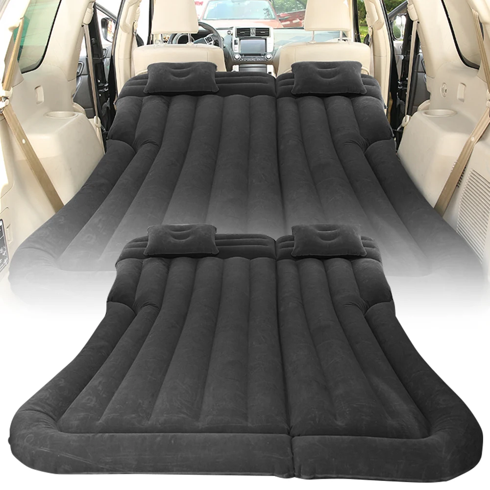Inflatable Camping Car Mattress Big Bed Trunk Mat Pad 180x130cm Travel
