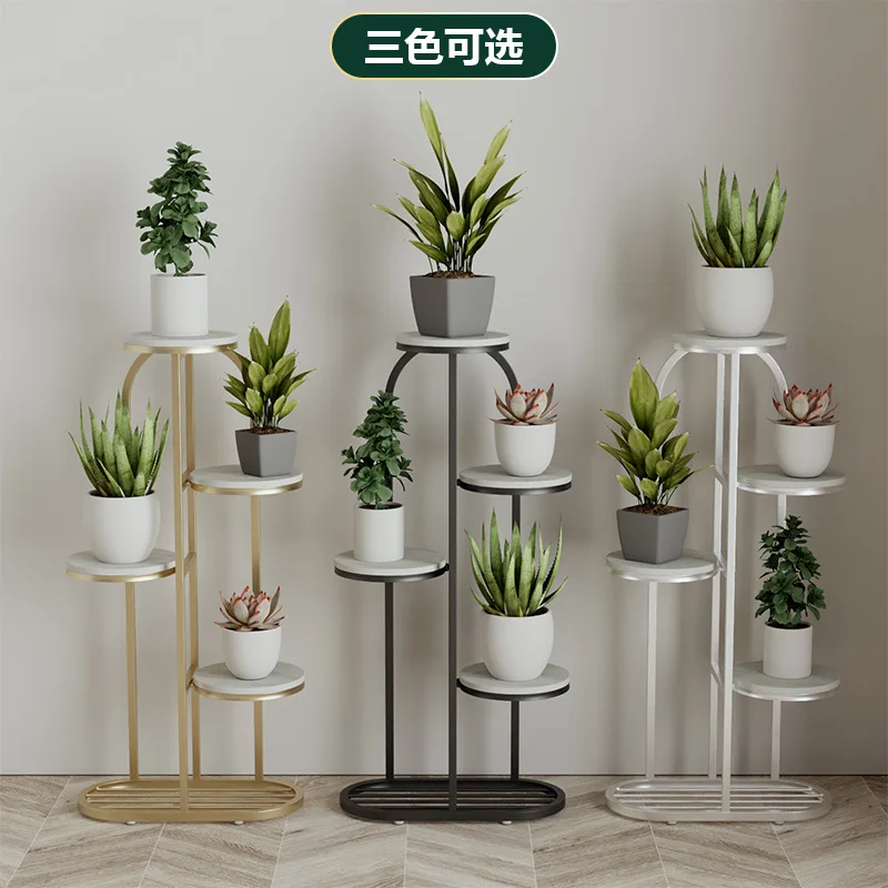 5 livelli 6 supporto per piante in ferro in vaso supporto per vasi da fiori multiplo scaffale per piante esposore per Organizer per balcone da giardino interno  1503