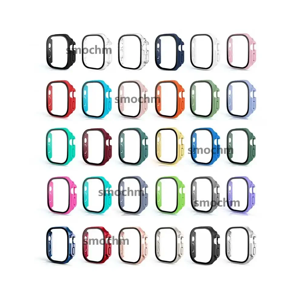 1 /2 /5 /10 / 20/ 30 / 50/ 100 Pezzi/Lottp Custodia In Vetro Temperato Smochm Per Apple Watch Ultra 49Mm W69 W69Plus Hello Watch 3 Plus