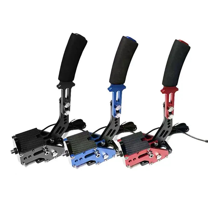AU28-게임 브레이크 드리프트 핸드브레이크 키트 USB PC 스팀용 대부분의 레이싱 게임 랠리 SIM 레이싱 게임 핸드브레이크 호환