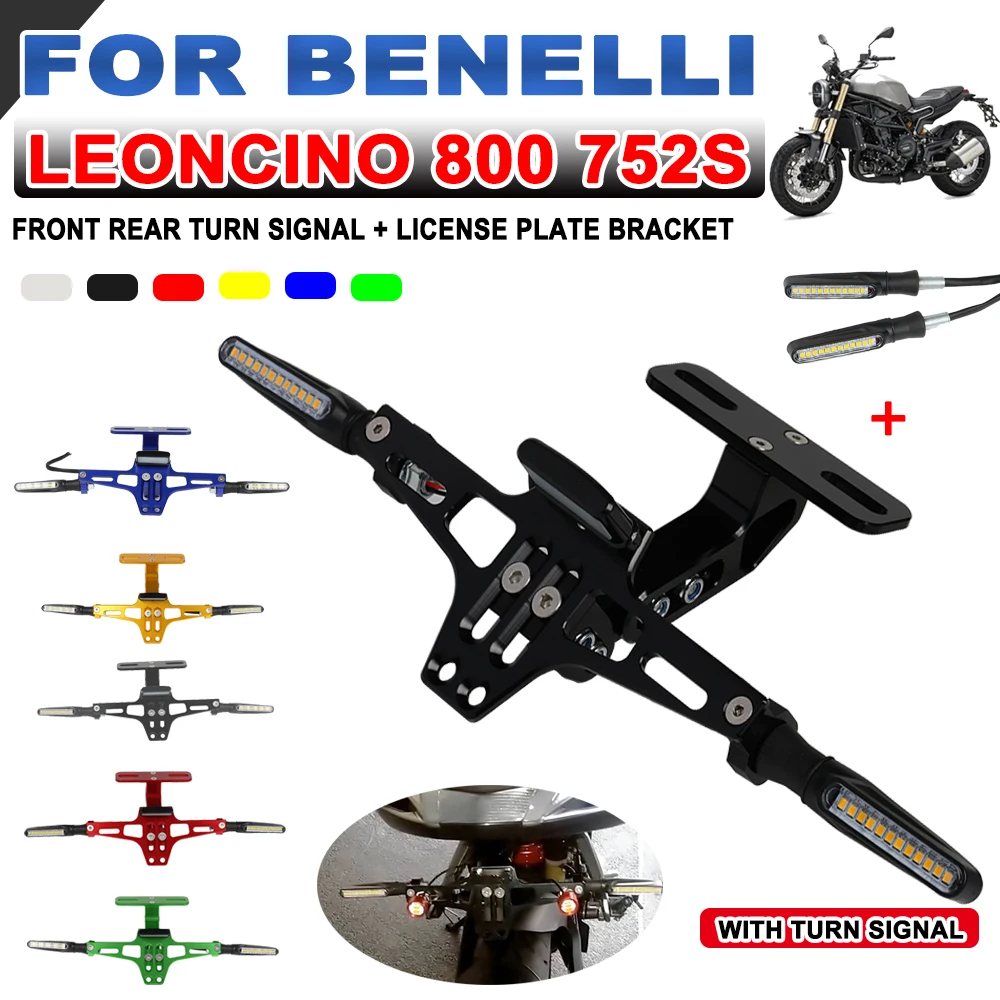 Supporto Targa Regolabile Per Benelli Leoncino 800 E 752S – Tail Eliminator In Titanio, Antiurto E Antigraffio, Facile Da Montare, Elimina Il Portatarga Originale