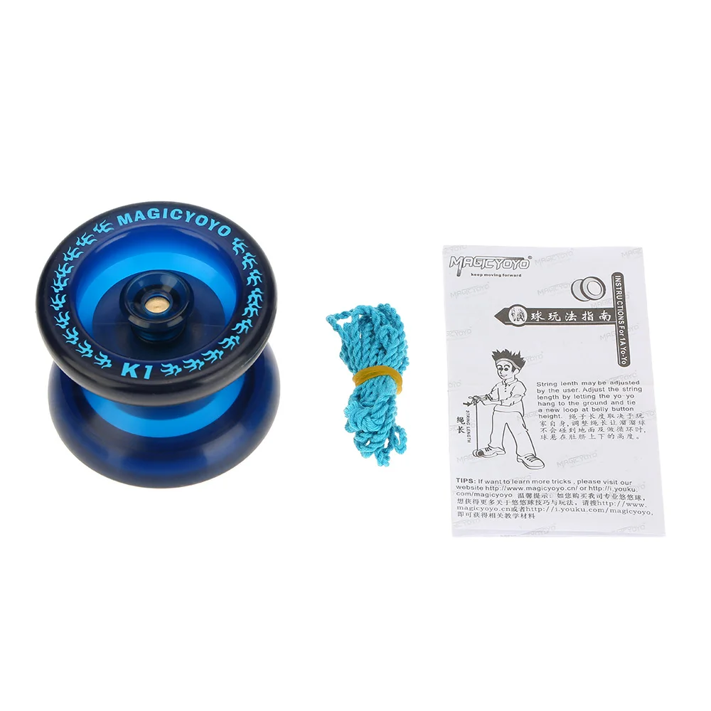מקצועי Magic Yoyo K1 Spin ABS Yoyo 8 כדור KK נושא עם מחרוזת ספינינג עבור ילדים צעצועים קלאסיים לתינוקות