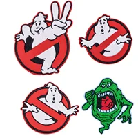 Ghostbuster Embroidered Iron-On Patch – Punk Horror Movie Tactical Badge for Backpack & Clothing