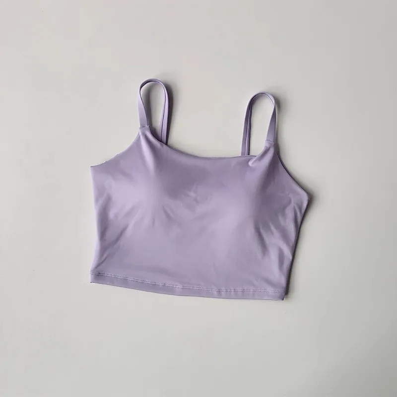 Womens Push Up Sports Bra - Breathable Fitness Vest for Gym  Yoga