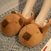 Women Plush Capybara Slippers Anti-Skid Capybara Animal Slippers Soft Cartoon Capybara Slippers Comfortable Indoor Home Slippers 5