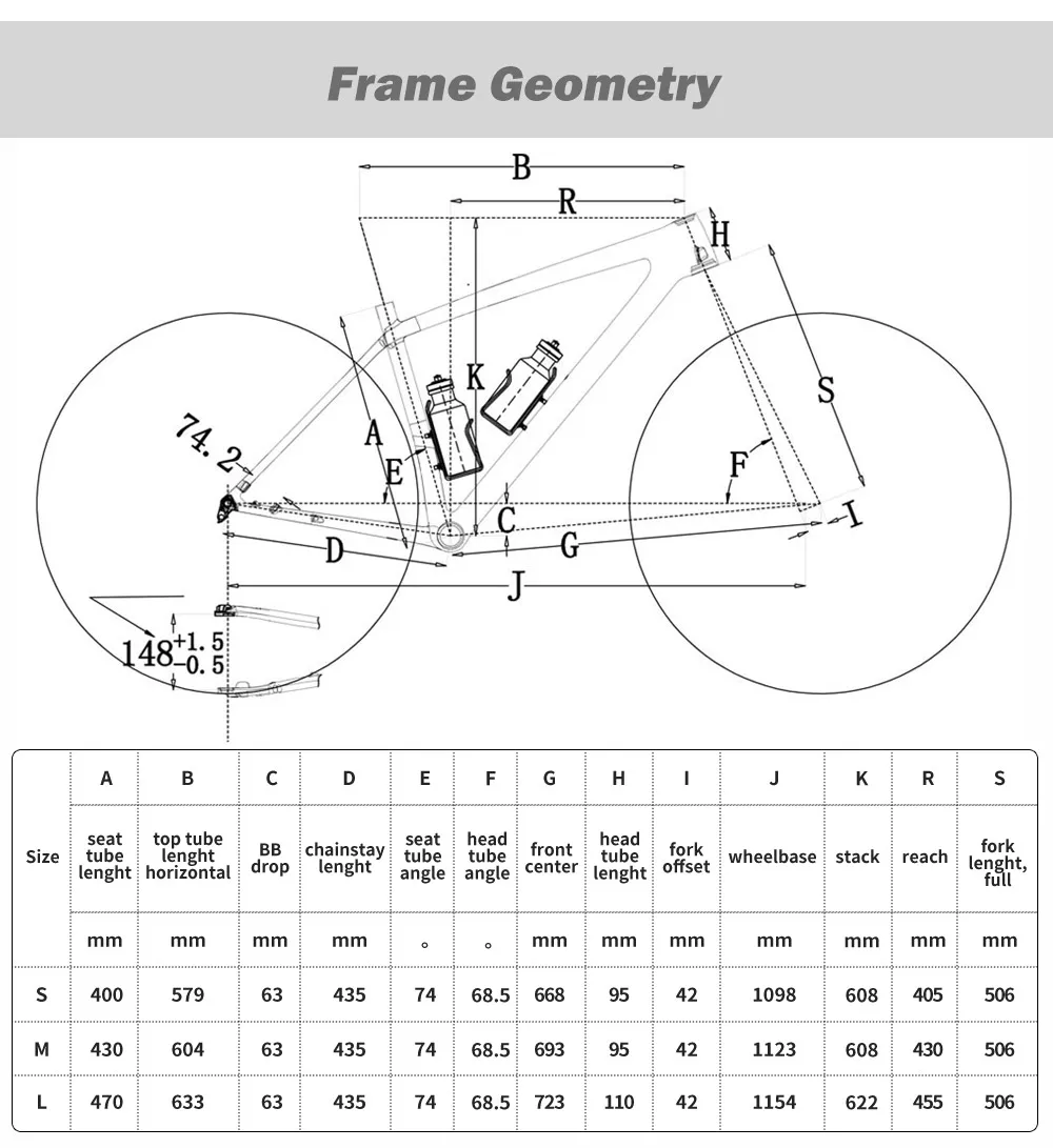 Spcycle T1000 Carbon 29 Hardtail Mountain Bike Frame EPS