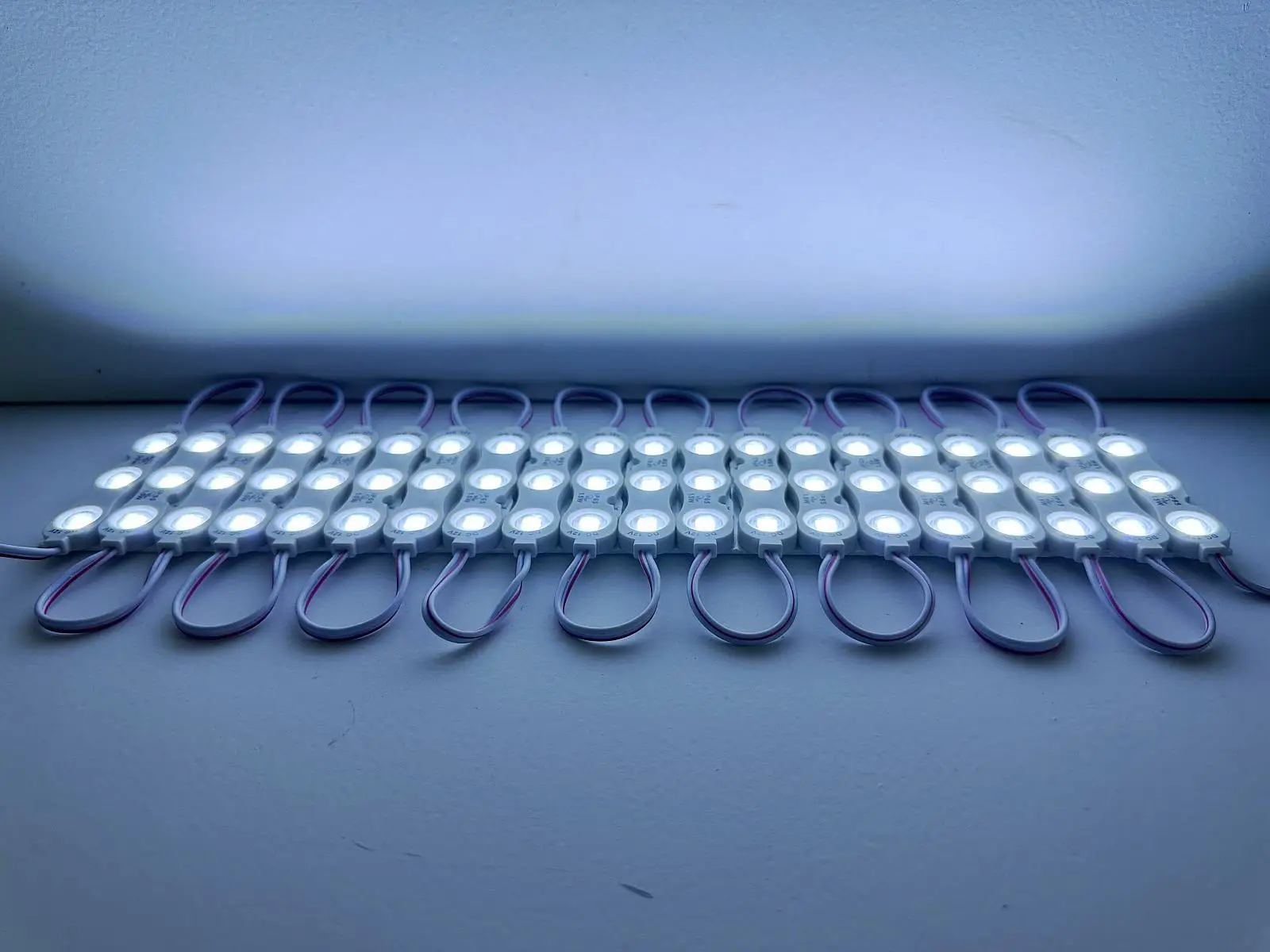 with Lens Aluminum PCB injection LED Light Module for Sign Channel Letter DC12V 75mm*17mm*6mm SMD 5054 3 LED 1.5W