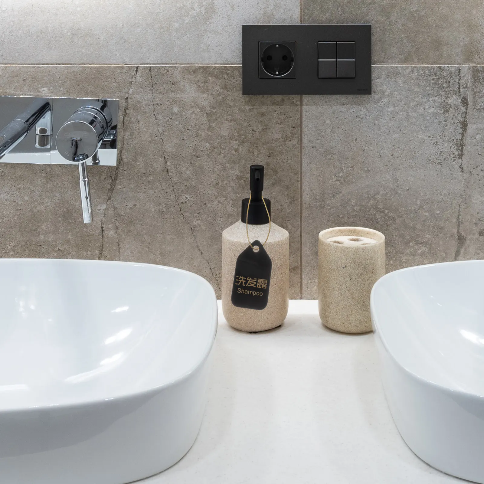 1세트 샴푸 샤워젤 아크릴 라벨 태그 프리미엄 욕실용품 마킹 태그 호텔 욕실 디스펜서 라벨