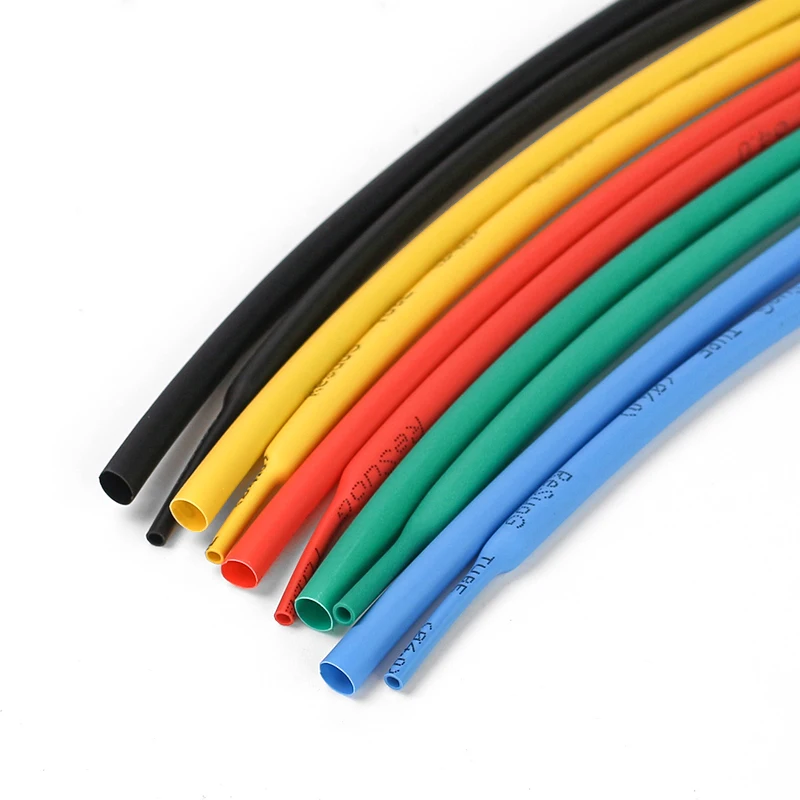 5M Heat-shrink Tubing Heat shrink tube Wire Repair Protector Cable Connector Insulation Sleeving Black Red Termoretractil