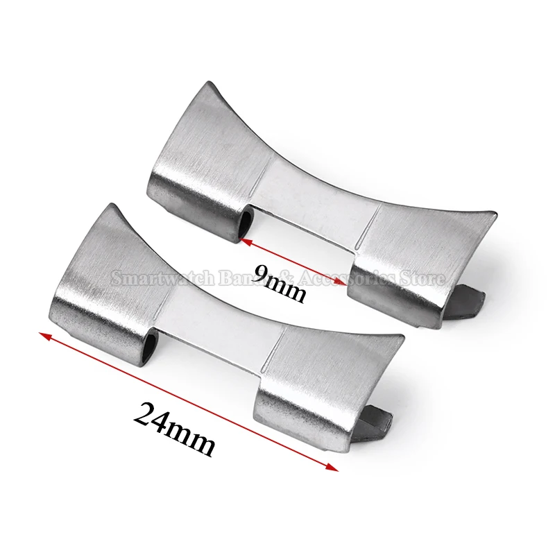Stainless Steel Curved End Link Strap Connector