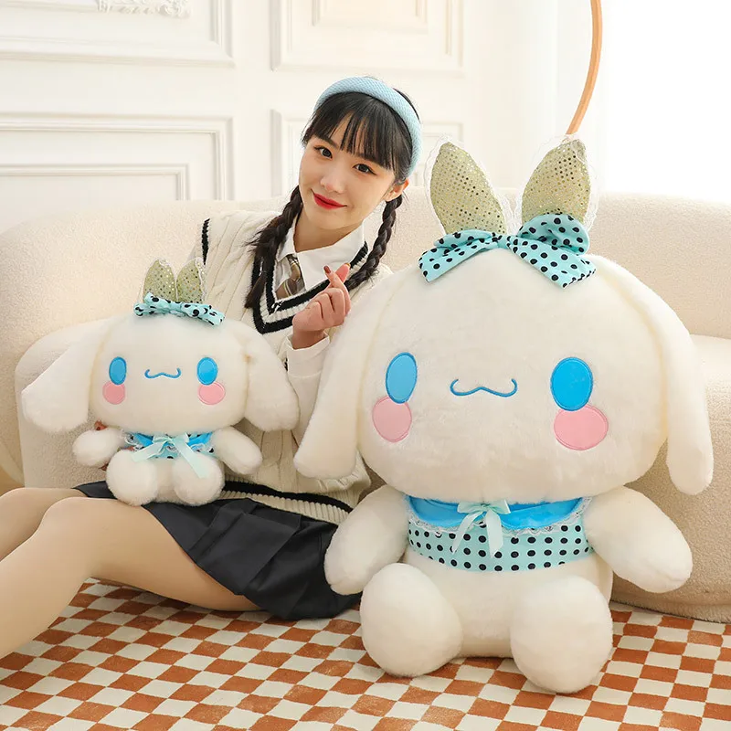 Sanrio Kawaii Cinnamoroll Cachorro Pelúcia Brinquedos De Travesseiro  Animais Conforto Bonecas Macias Crianças Presente De Aniversário Desenho  Animado Anime AFHU - Corre Que Ta Baratinho