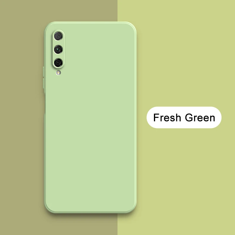 Original Square Liquid Phone Case - Soft Silicone 360° Protective Shockproof Cover
