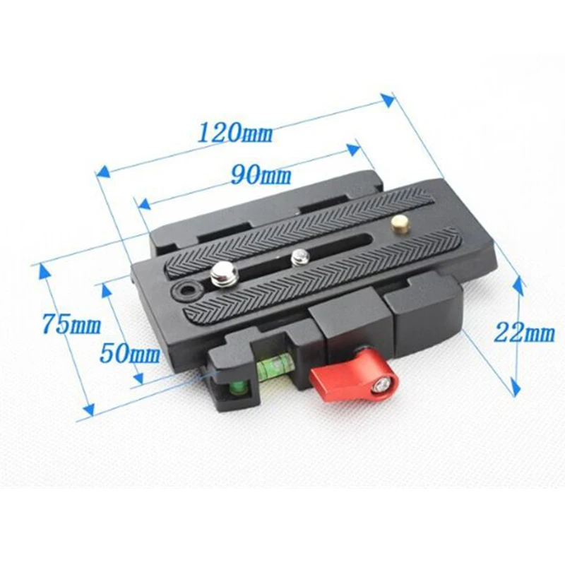 Liberação Rápida Braçadeira com Grampo Base para Manfrotto Câmera Gaiola Tripé Apto para Manfrotto 577 501 504 701 Hdv - Image 4