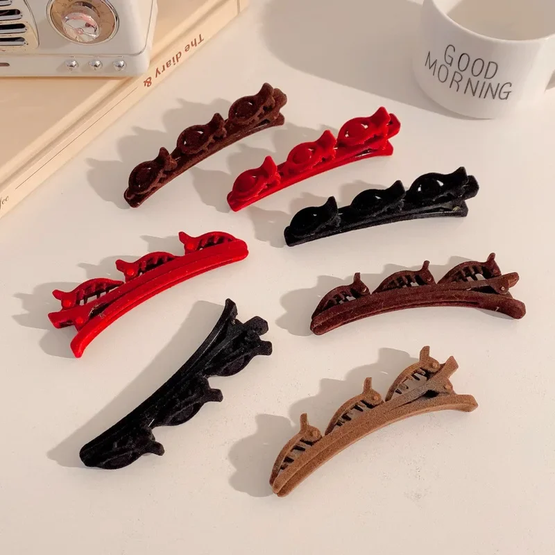 Plush Hair Clip Edge Bangs Braided Broken Sorting Artifact Forehead Wholesale Hair Clips Accesorios Para El Cabello
