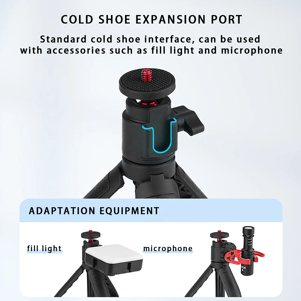 Action Camera Accessories Extension Pole Tripod for DJI OSMO Pocket 3 Telescopic Selfie Stick Accessories for Pocket 2 / 3 GoPro Insta360 Action Camera
