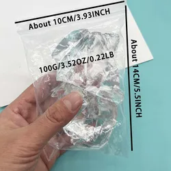Crystal Clear Jelly Wax for DIY Candle Making | Smokeless and Transparent Candle Crafting Material (100G)