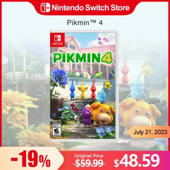 Pikmin 4 닌텐도 스위치 게임 딜, 주식 전략 장르, 스위치 OLED 라이트, 100% 오리지널 피키민 4 게임 카드
