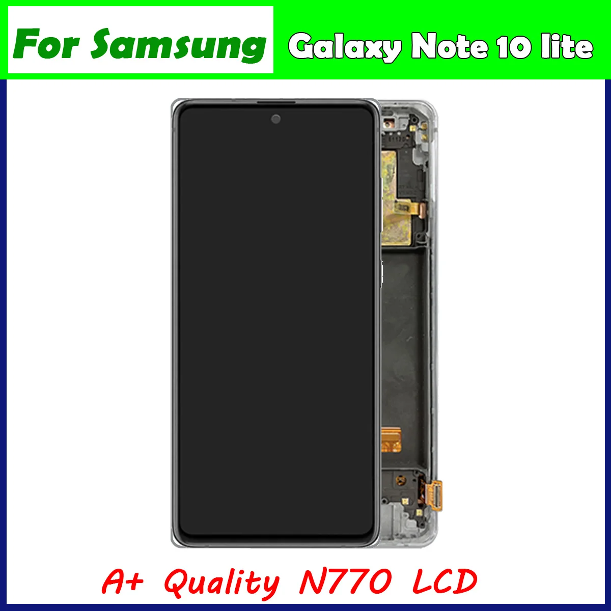 Lcd Tft Per Samsung Galaxy Note 10 Lite N770 N770F Display Lcd Touch Screen Digitize Assembly Con Cornice
