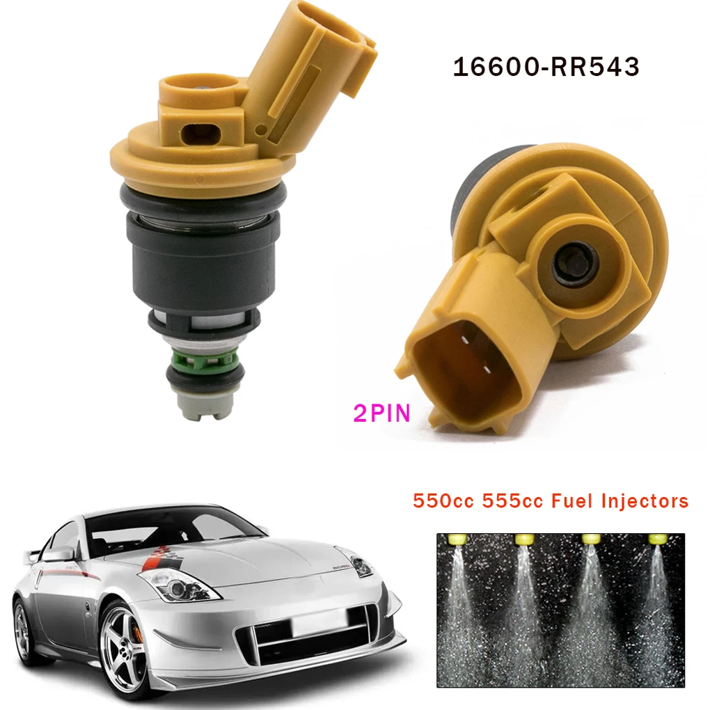 

16600-RR543 Improved Fu-el Economy With Reliable Injectors NISMO SKYLINE R33 GTS-T RB25DET JECS 4/6PCS