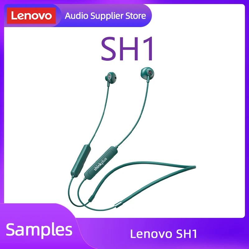 Lenovo Original Sh1 Cuffie Wireless Auricolari Bluetooth Auricolari Sportivi Cuffie Magnetiche Con Archetto Da Collo Con Microfono Auricolari Novità