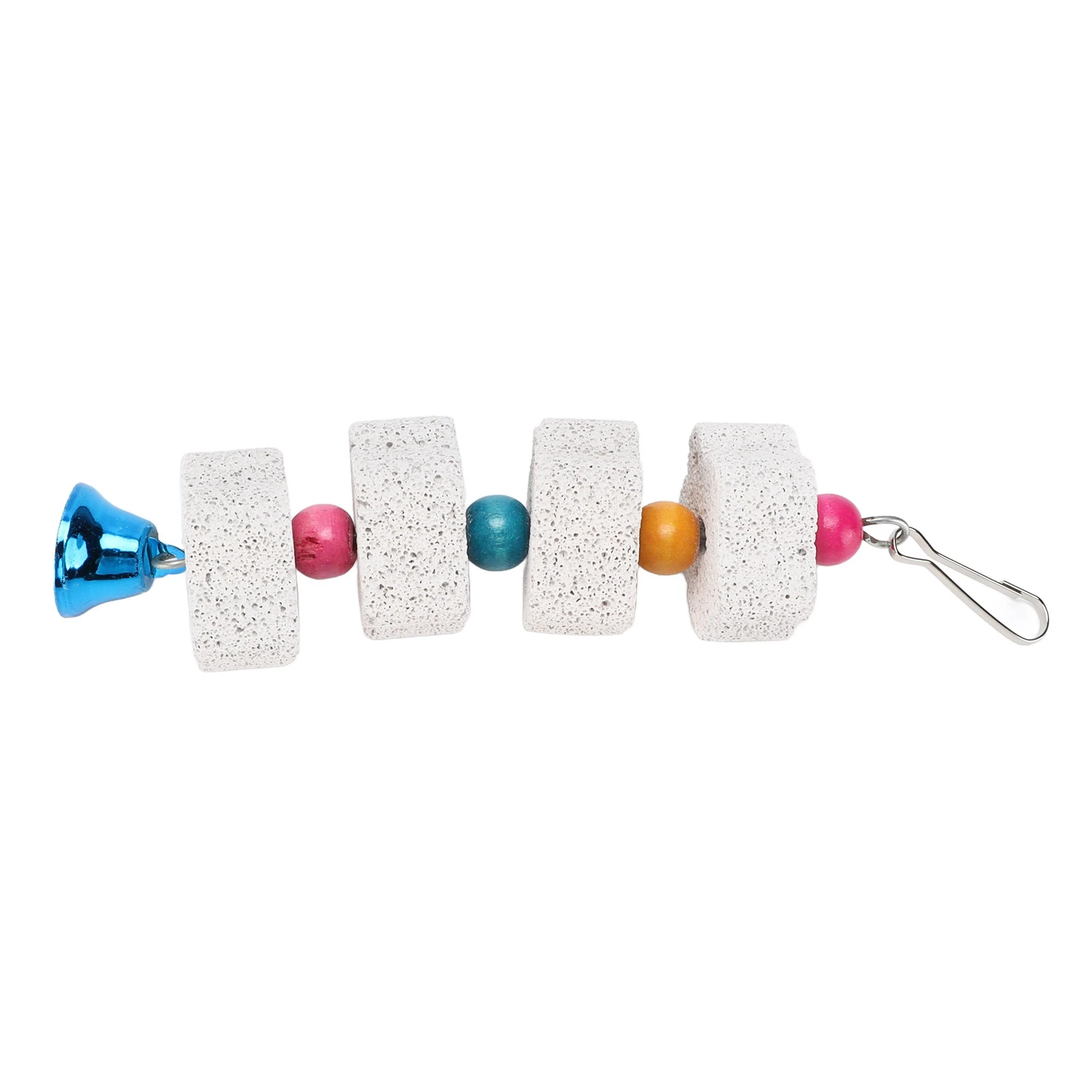 Parrot Toy Bird Toy Bird Cage Accessories Pet Mineral Supplement Bird Toys Bird Cage Accessories Beak Grinding Stone Porous Mineral Stone for Hamster Rabbit Budgies Parakeet