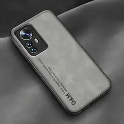Custodia protettiva in pelle magnetica di lusso e silicone per telefono