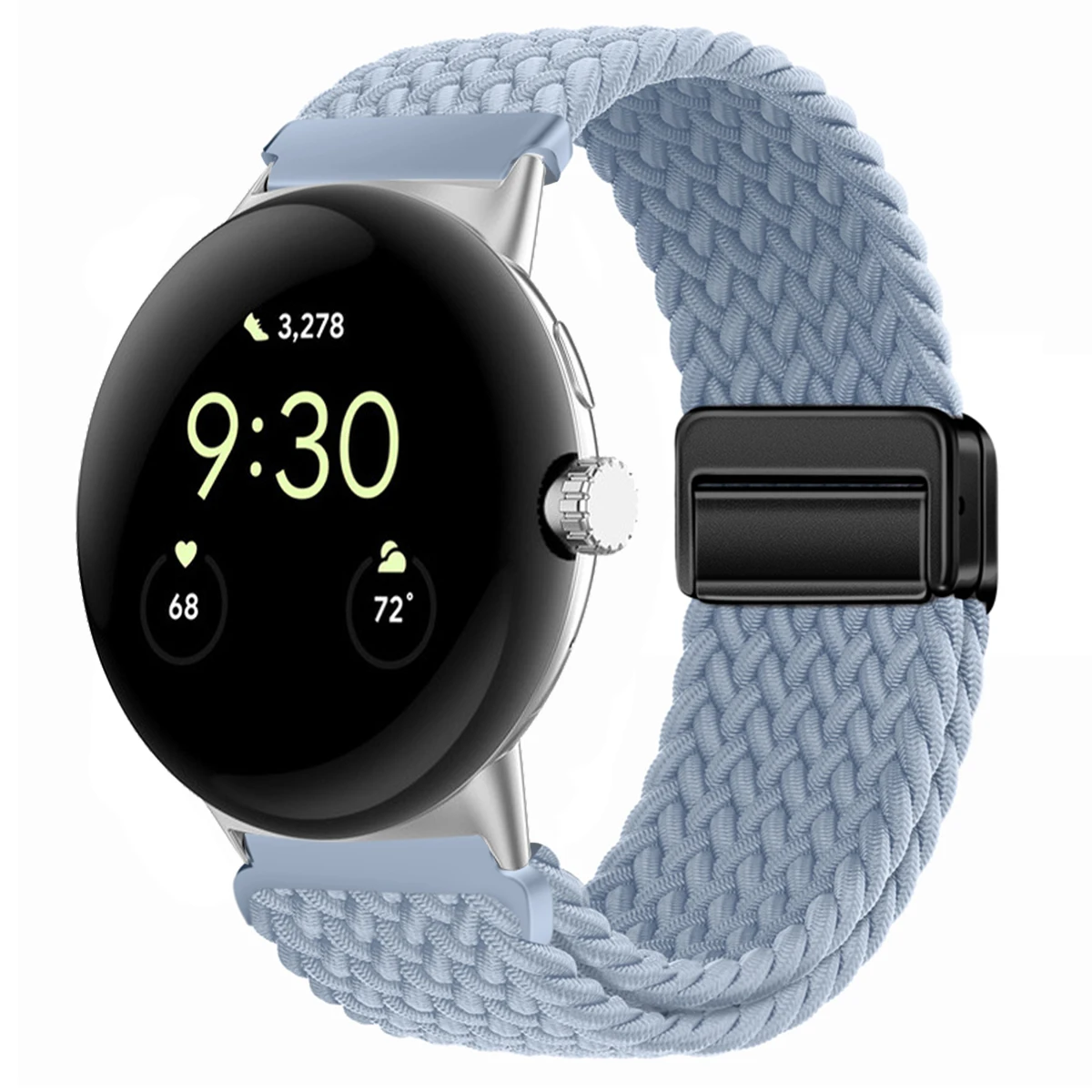 Nylon Braided Magnetic Wristband Bracelet - Universal Fit