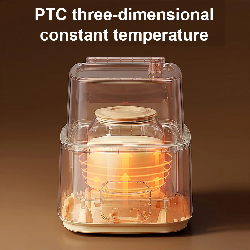 Multifunctional Automatic Electric Yogurt Maker Fruit Enzyme 2L Glass Liner Pickles Fermenting Machine Leben Natto Fermenter Pot