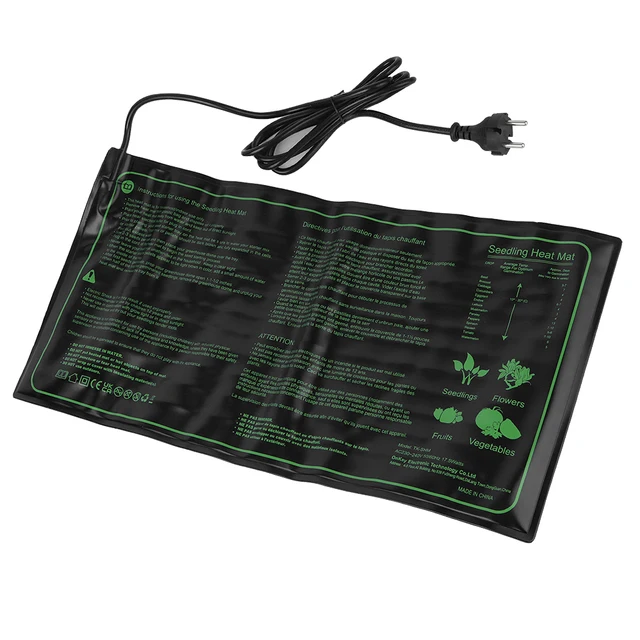 50X25 Cm -Es Növényi Vetőmag Csírázás Terjedése Klón Indító Pad Üvegházhatású Palánta Fűtő Szőnyeg 220V Eu Dugó Vízálló - Image 4