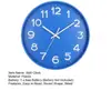 12-Inch Wall Clock High-precision Battery Operated Quartz Clock Wall Art Decoration Analog Decorative For Kitchen Bedroom Home 5