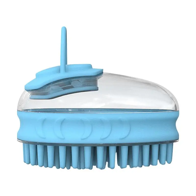 

Pet Shampoo Brush Pet Shampoo Brush with Foam Reservoir Pet Massage Brush Anti-Skid Shampoo Dispenser Comfortable Massage