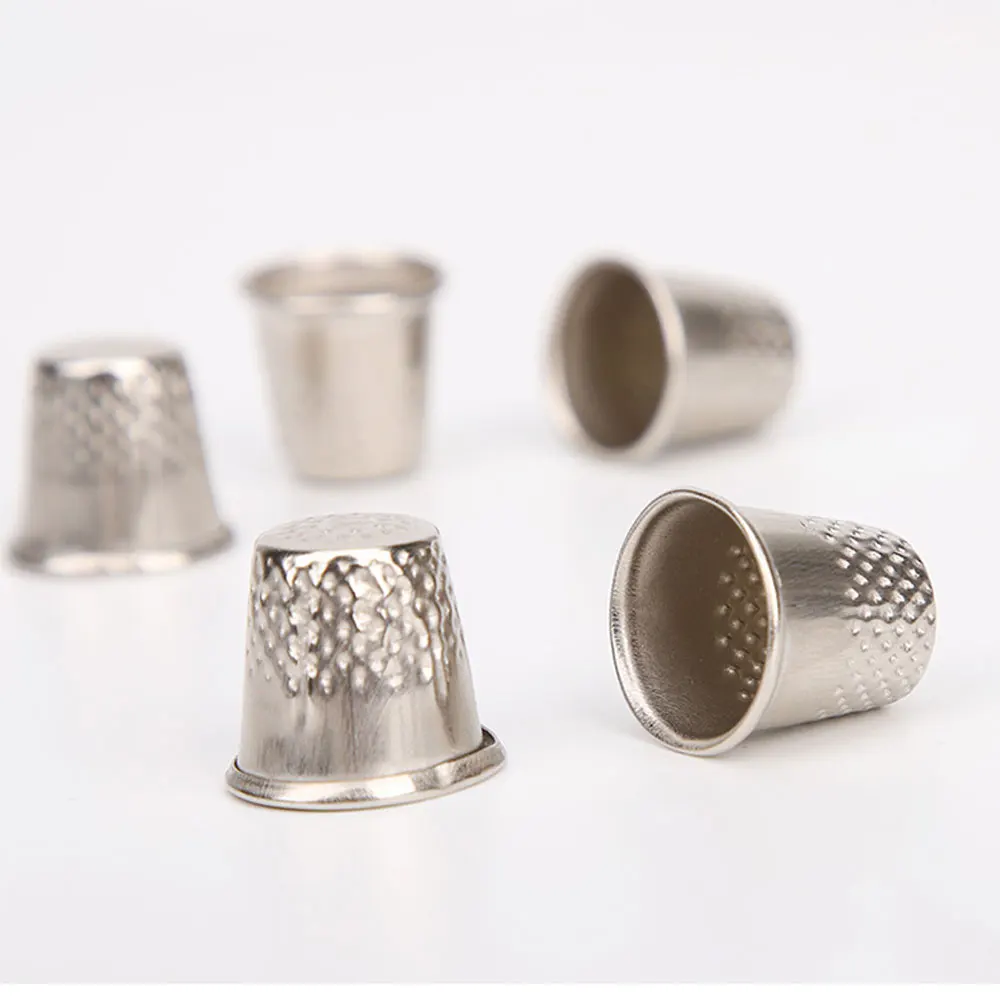 

3Pcs Thimble Metal Sewing Thimbles Hand-working Tailor Pin Cushion Finger Protector Tool Needle Craft Household Sew Accessories