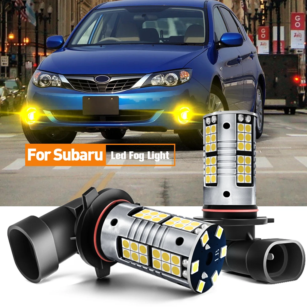 

2pcs LED Fog Light Blub Lamp 9006 HB4 Canbus Error Free For Subaru Forester SH Outback BL BP Legacy BP BM Impreza GR GH G3 GE GV