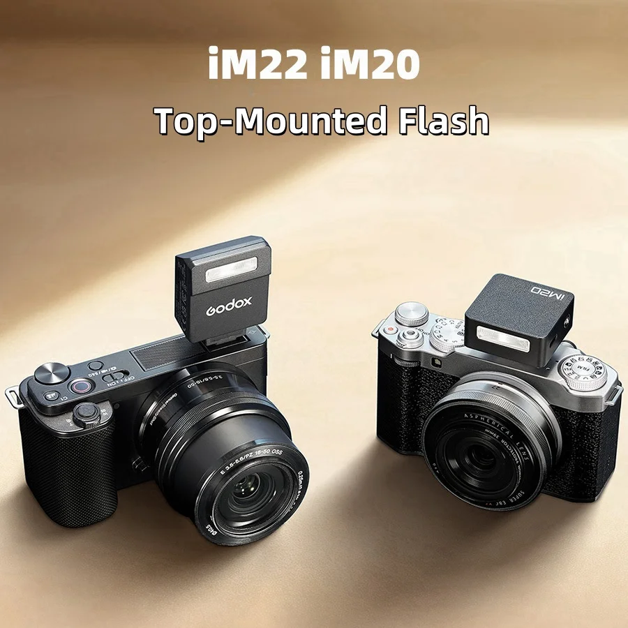 On Camera Flash Camera Flash GODOX iM20 iM22 Mini DSLR Mirrorless Professional Photography Hot Shoe Speedlight Ricoh RG3 Compatible