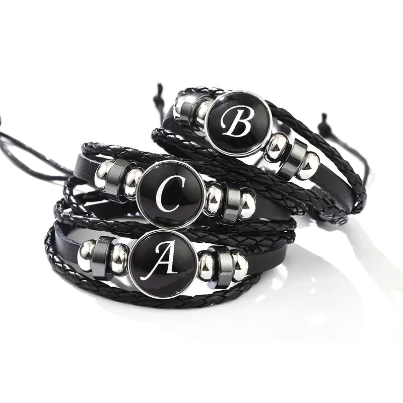 

RLW4 Braided Wrap Leather Bracelet for Men Vintage Life Tree Guitar Wood Beads Fashion Male Bracelets Wristband