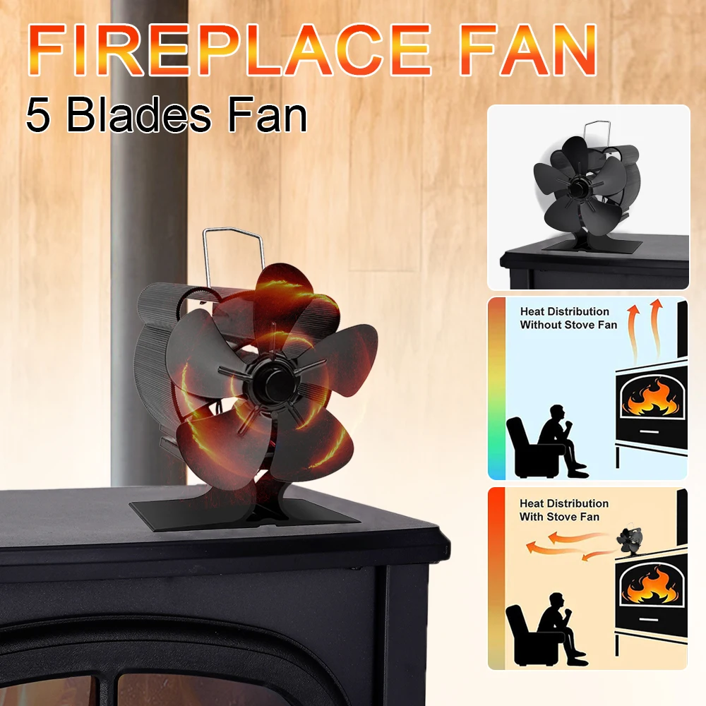 Рисунок 6 - Мини-камин вентилятор с 5 лезвиями вентилятор для печи