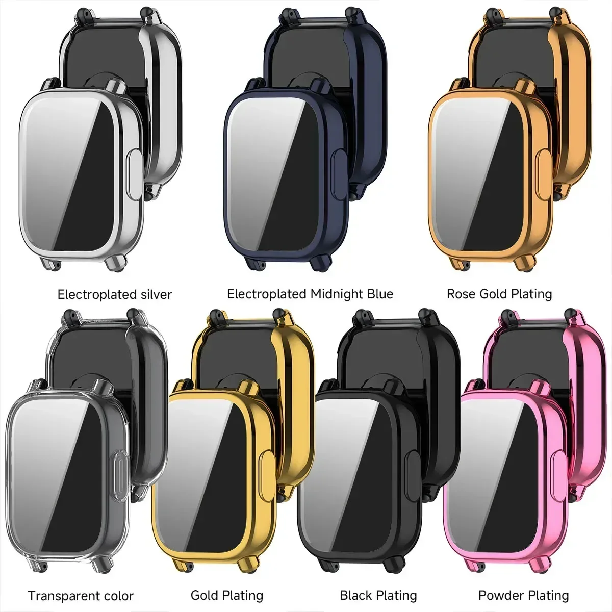 Milanese Mesh Strap with Case and Screen Protector - Premium Watchband Bracelet Accessories