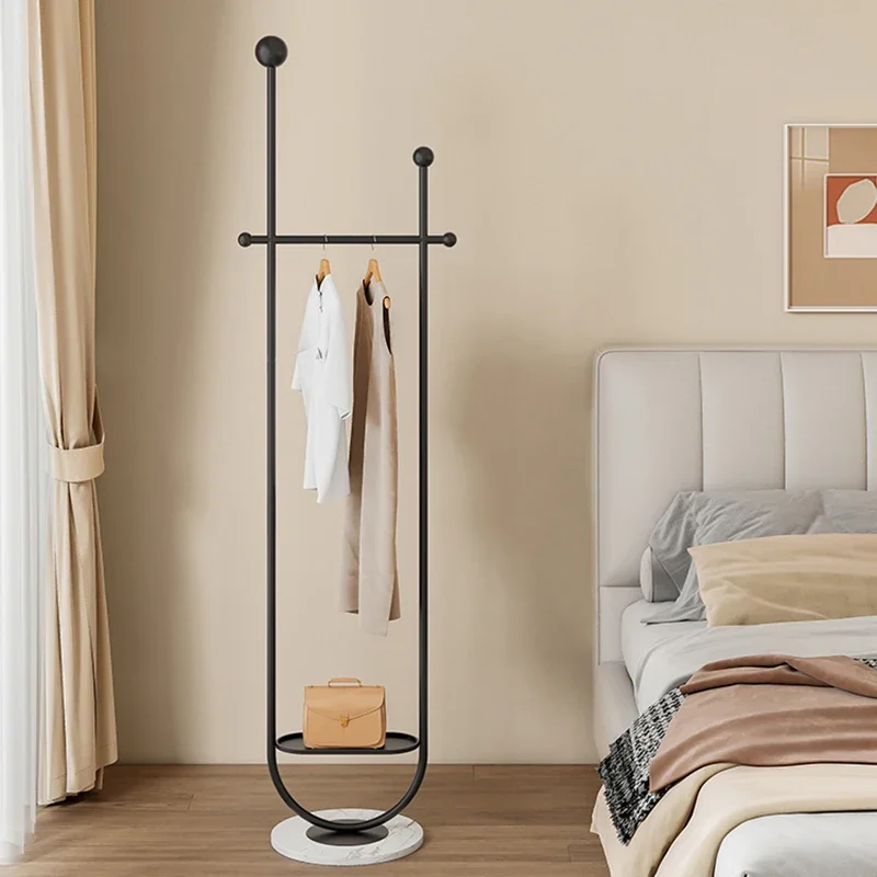 

Metal Balcony Clothes Rack Detachable Boutique Entrance Modern Clothes Stand Hallway Bedroom Colgador De Ropa Nordic Furniture