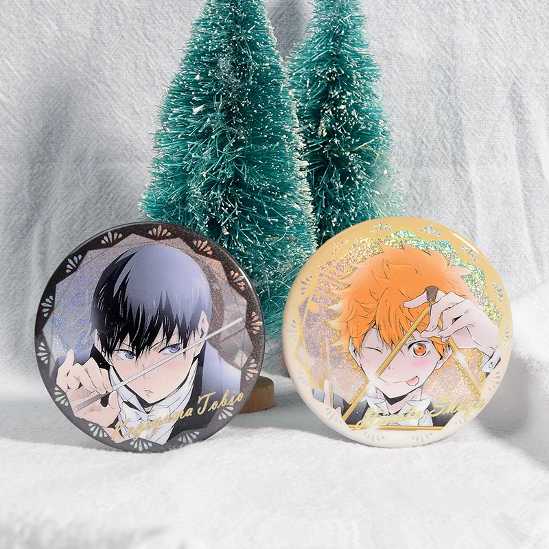 Anime haikyuu!!! Voleibol Boy Cosplay Esmalte Pin, Tsukishima