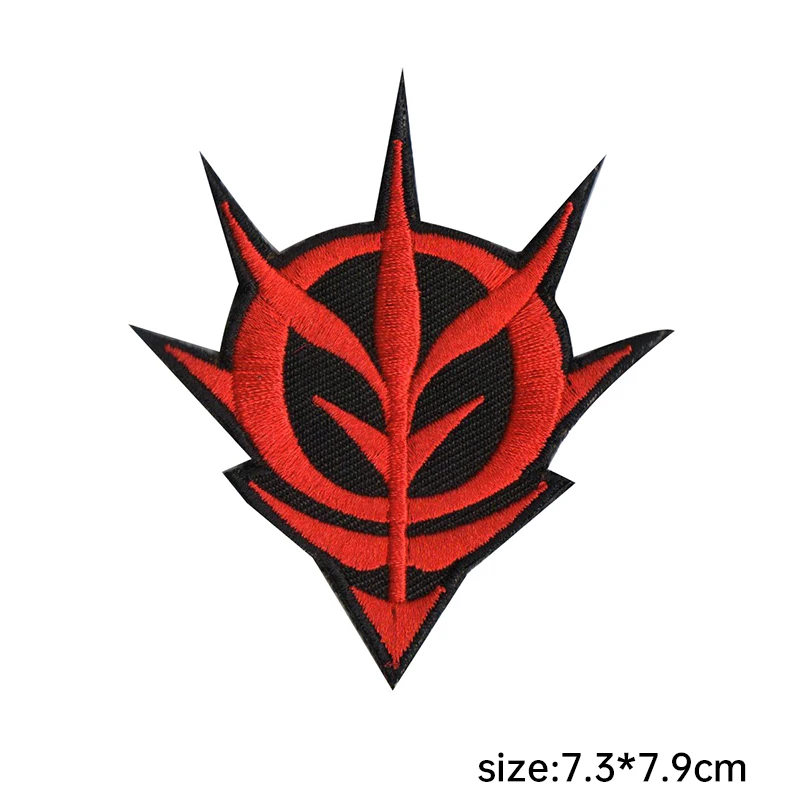 Mobile Suit Gundam Team Logo Abzeichen Stickerei Klettverschluss Outdoor Kapitel Patches Militär Rucksack Tasche Aufkleber Hut Applikationen – Detail 4