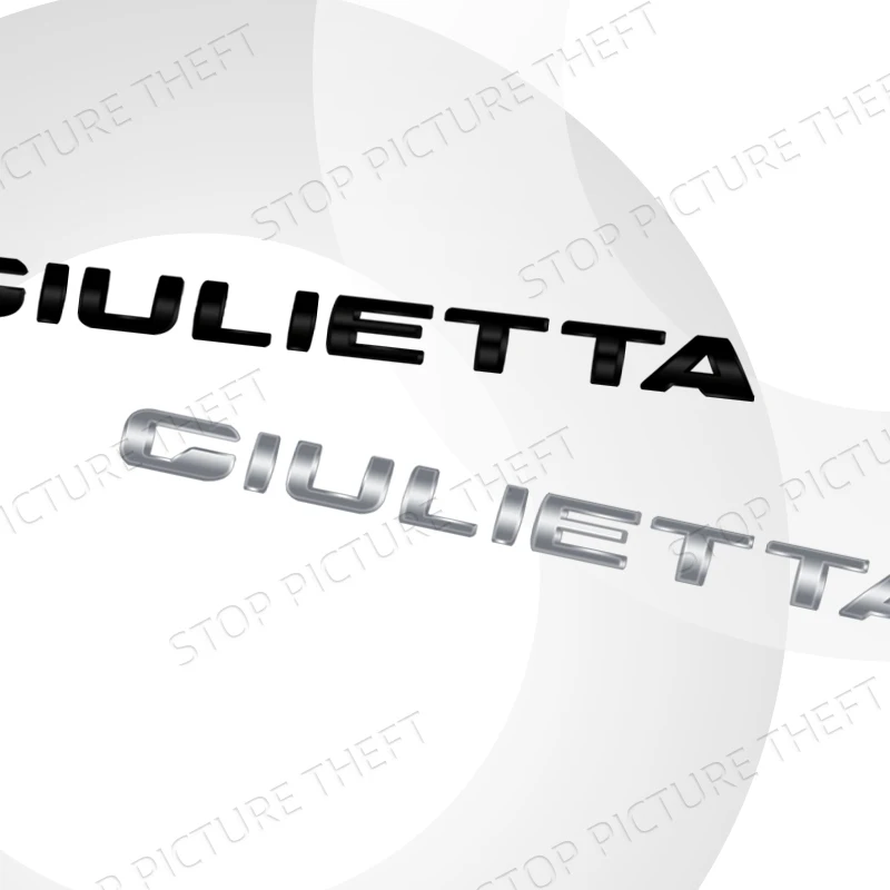 Glossy Black Metal Alloy Car Logo Trunk Fender Sticker Emblem Badge Decoration