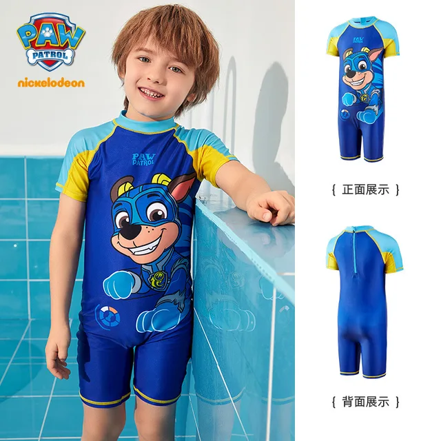 PAW Patrol Children's Swimsuit Girl's boys Onepiece Diving Suit Short