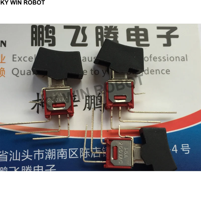 

1PCS Taiwan Q24 Mini Toggle Switch Bent Foot 3 Foot 2 Gear Rocker Switch Rocker Switch