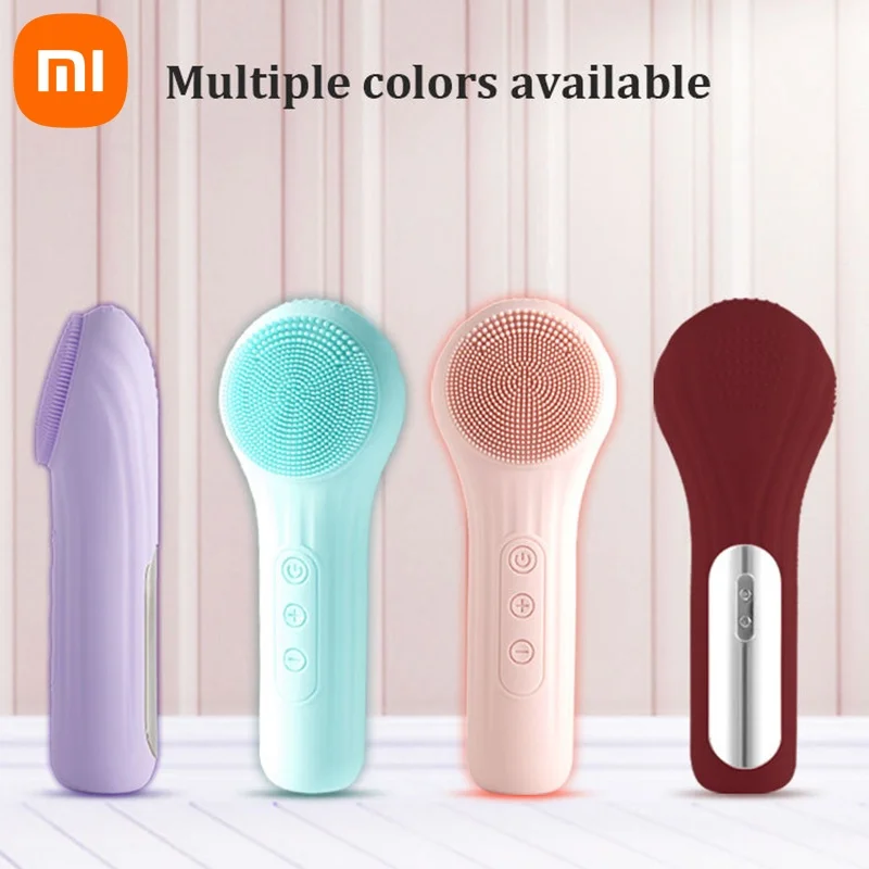 Xiaomi Sonic Waterproof Facial Cleansing Brush For Men & Women Rechargeable Exfoliating Electric Face Scrubber Cleanser Brush