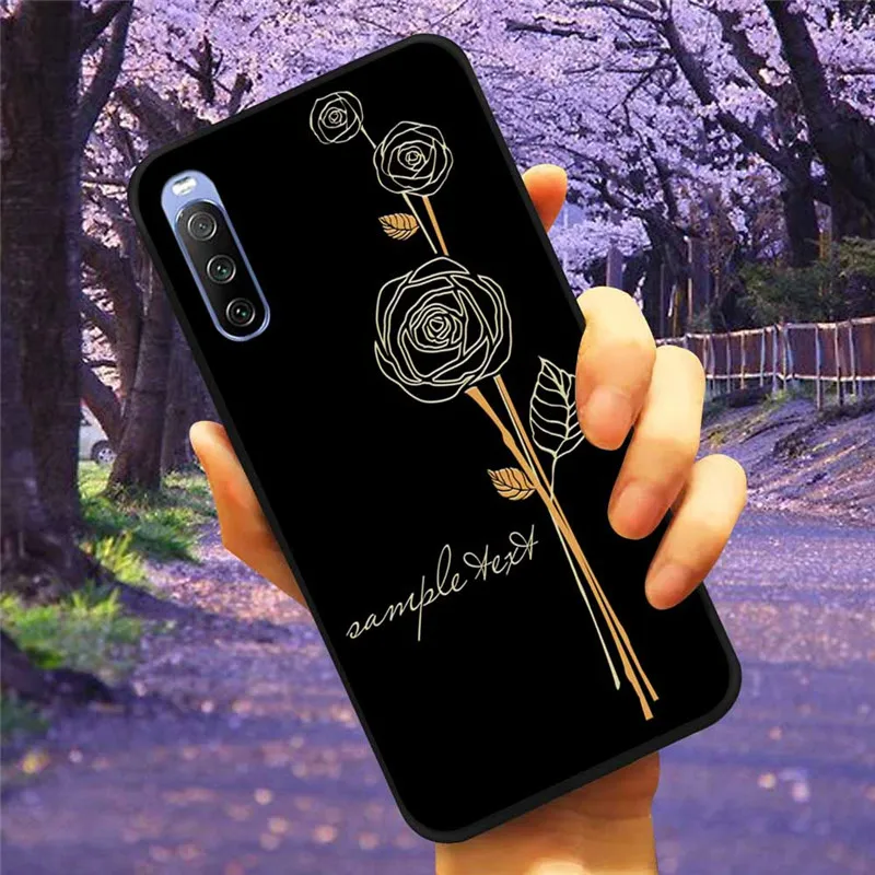 3D Flower Relief Soft Silicone Emboss Phone Case Cover