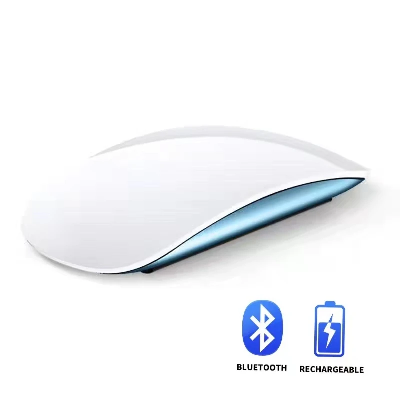 pc mouse Bluetooth Wireless Mouse Rechargeable Silent Multi Arc Touch Mice Magic Mouse I II Wireless Mice For Laptop Ipad Mac PC Macbook cheap computer mouse