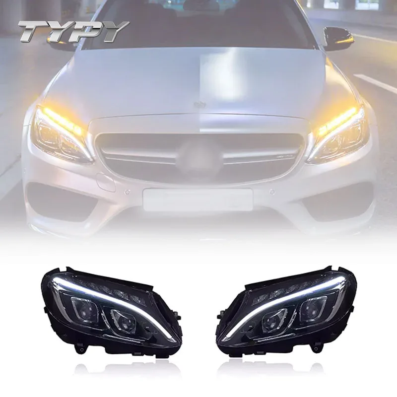 

Auto LED Head Lamp Led Headlight Head Light For Mercedes Benz C Class W205 C180 C200 C280 C300 C63 2015-2018 year