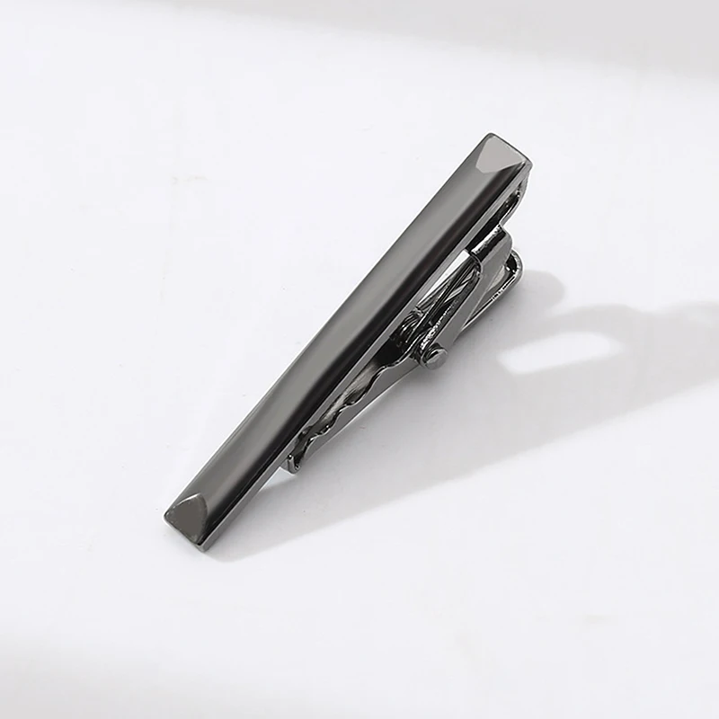 Tie Clip Fashion 1PC 4.5CM Simple Metal Tie Clip for Men Wedding Necktie Tie Clasp Clip Gentleman Bar Pin Men Shirt Jewelry Gift