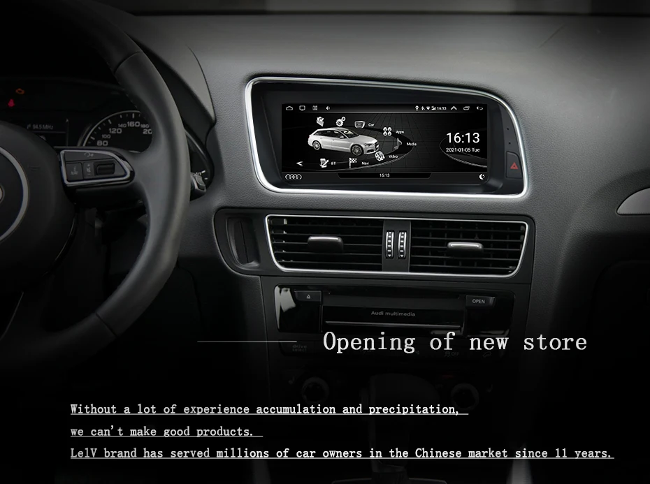 Factory Price 8.8" 8Core Android13 Auto Radio Carplay For AUDI Q5 From 09 to 16