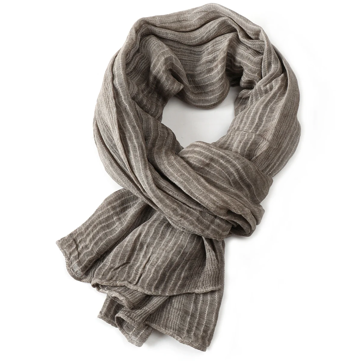 Einfarbig Baumwolle Leinen Männer Schals Herbst Winter Warme männer Schal Kurze Quaste Bufanda Männlichen Zubehör Pashmina Schal – Detail 3